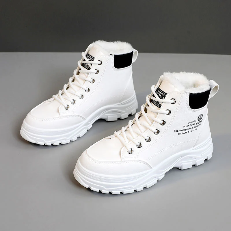 Damen Winterliche High-Top Stiefel mit warmem Fleece-Futter und rutschfester Sohle Heidi Mode - Image 7