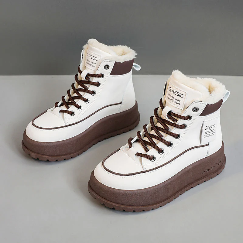 Damen Winterliche High-Top Stiefel mit warmem Innenfutter und rutschfester Sohle Heidi Mode - Image 8