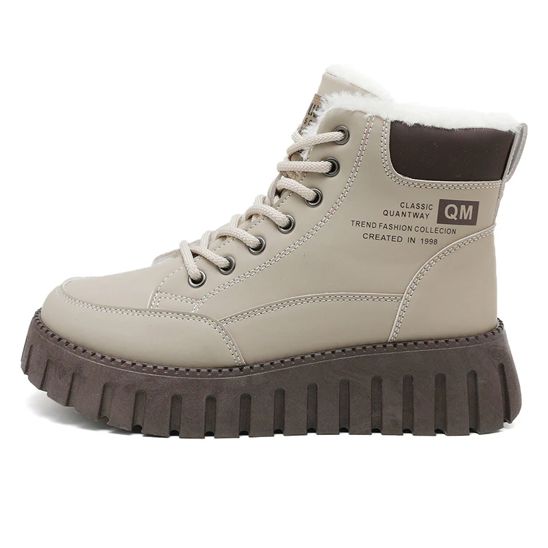 Damen Winterliche Schnürboots mit flauschigem Innenfutter und stabiler Profilsohle Heidi Mode - Image 5
