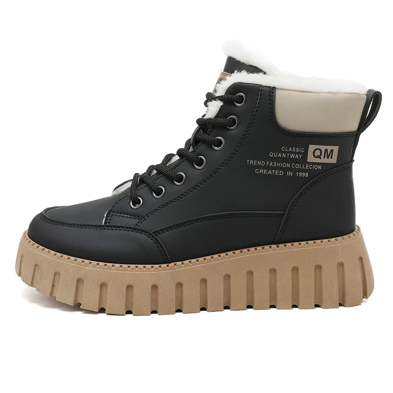 Damen Winterliche Schnürboots mit flauschigem Innenfutter und stabiler Profilsohle Heidi Mode - Image 6
