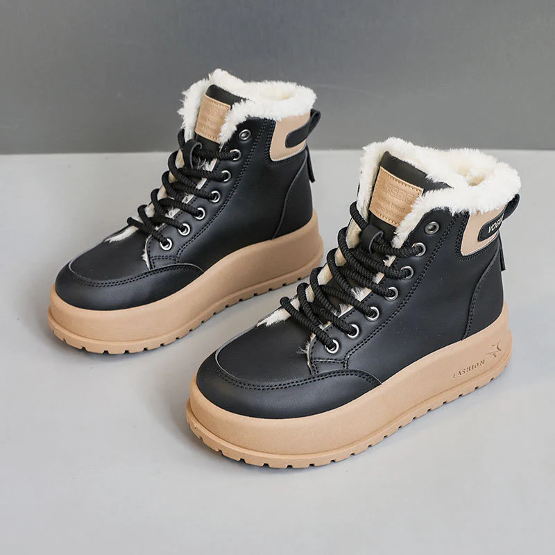Damen Winterliche Schnürstiefel mit kuscheligem Innenfutter Heidi Mode - Image 7