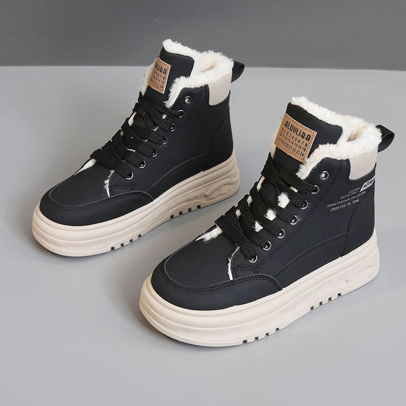 Damen Winterliche Sneaker mit kuscheligem Innenfutter und robustem Sohlenprofil Heidi Mode - Image 6