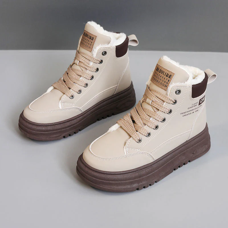 Damen Winterliche Sneaker mit kuscheligem Innenfutter und robustem Sohlenprofil Heidi Mode - Image 7