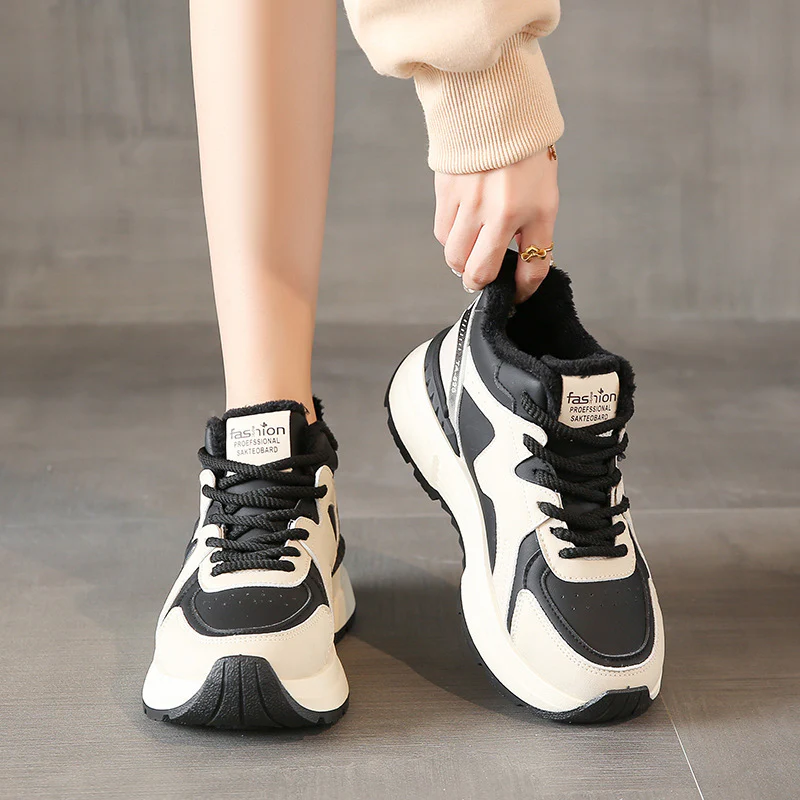 Damen Winterliche Sneaker mit kuscheligem Innenfutter und rutschfester Sohle Heidi Mode - Image 3