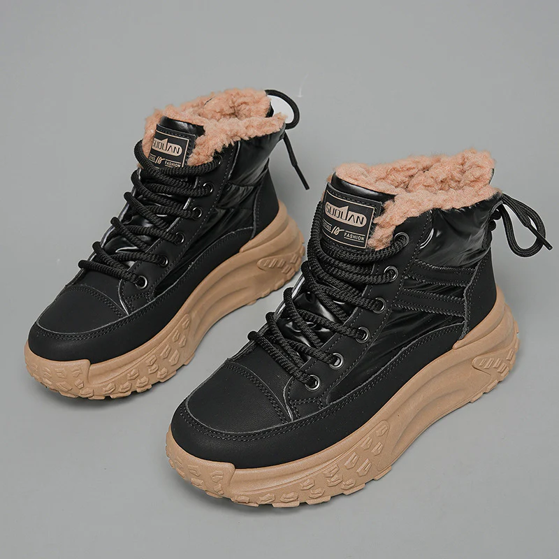 Damen Winterliche Sneakers mit hohem Schaft Heidi Mode - Image 3