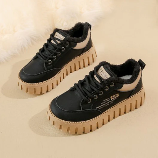 Damen Winterliche Sneakers mit kuscheligem Fleece-Futter und rutschfester Sohle Heidi Mode - Image 3