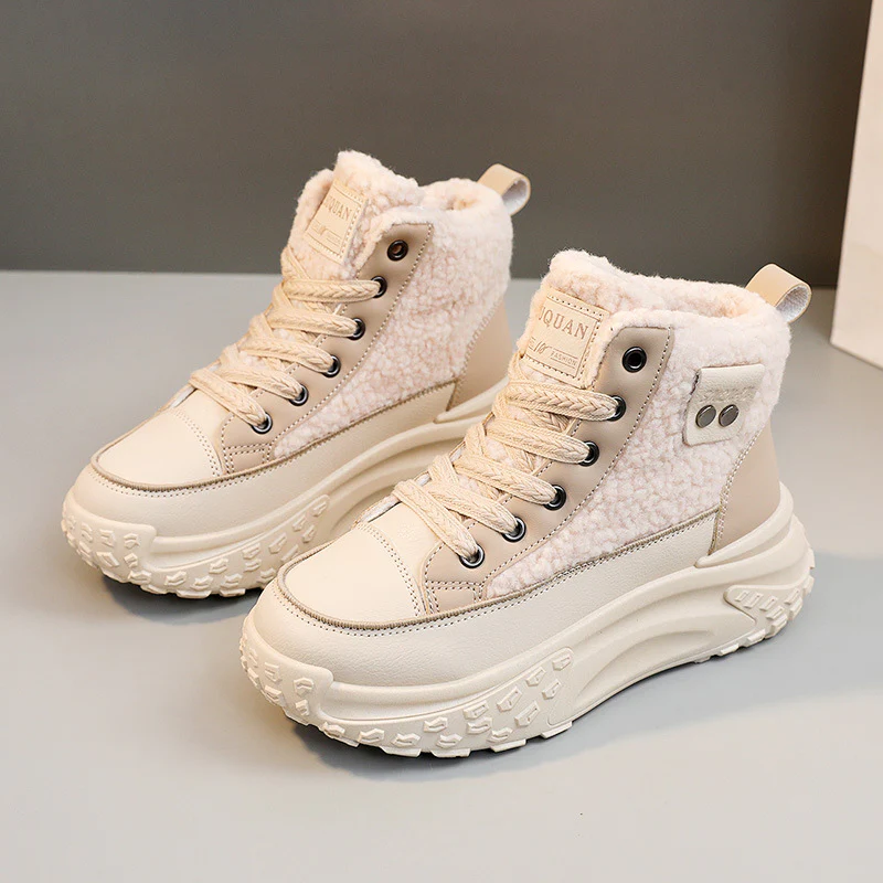 Damen Winterliche Sneakers mit kuscheligem Innenfutter und rutschfester Sohle Heidi Mode - Image 2