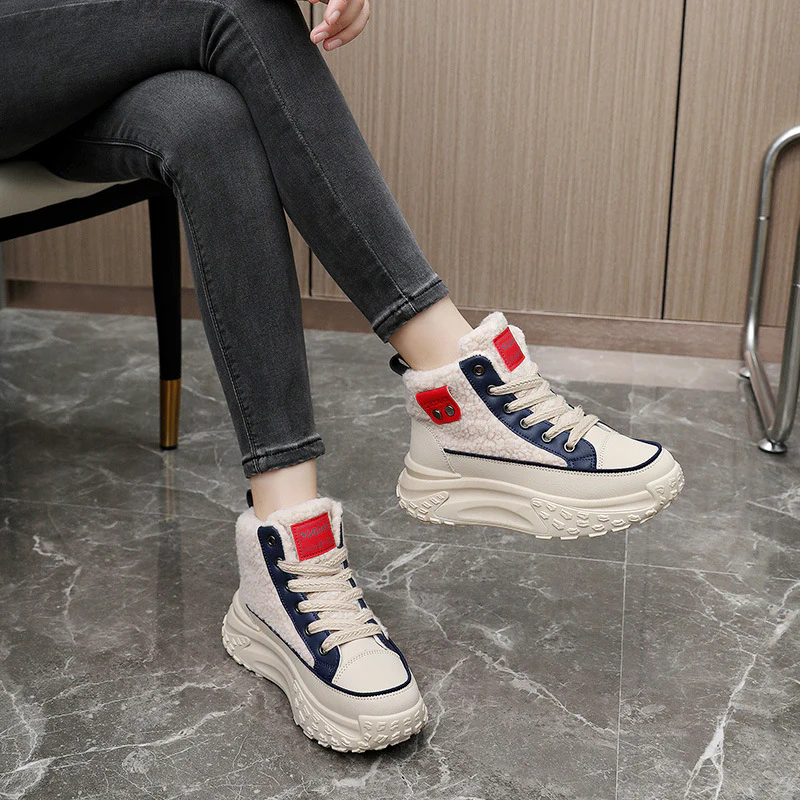 Damen Winterliche Sneakers mit kuscheligem Innenfutter und rutschfester Sohle Heidi Mode - Image 3
