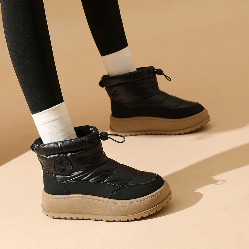 Damen Winterliche Stiefel mit dämpfendem Sohlenprofil und elastischem Schaft Heidi Mode - Image 3