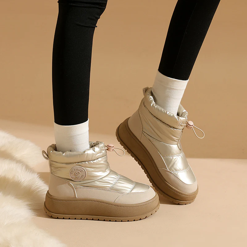 Damen Winterliche Stiefel mit dämpfendem Sohlenprofil und elastischem Schaft Heidi Mode - Image 4