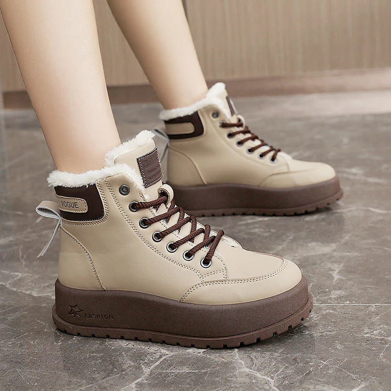 Damen Winterliche Stiefel mit kuscheligem Fleece-Futter und rutschfester Sohle Heidi Mode - Image 3