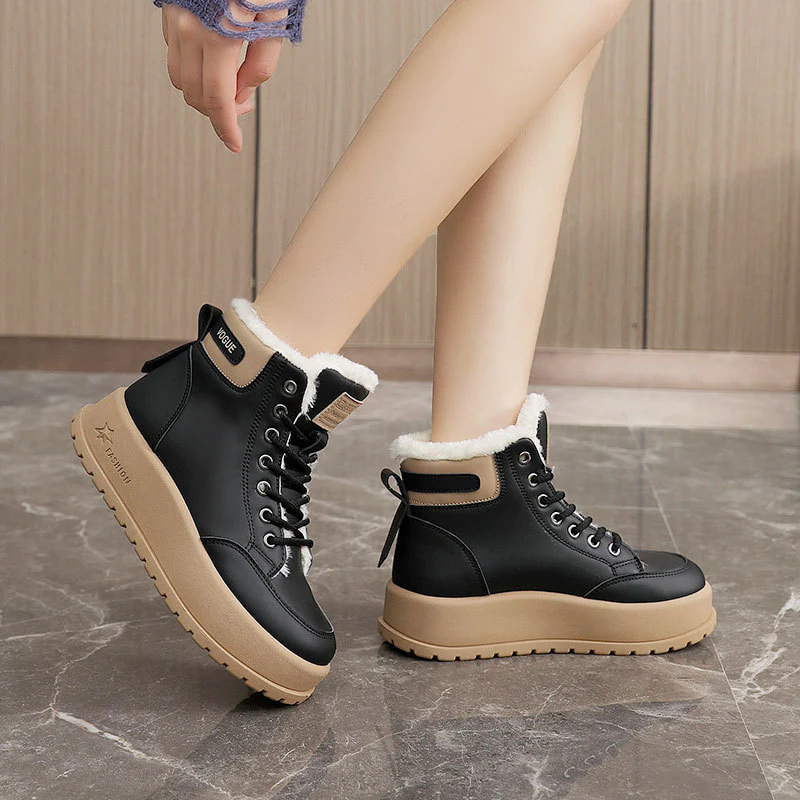 Damen Winterliche Stiefel mit kuscheligem Fleece-Futter und rutschfester Sohle Heidi Mode - Image 4