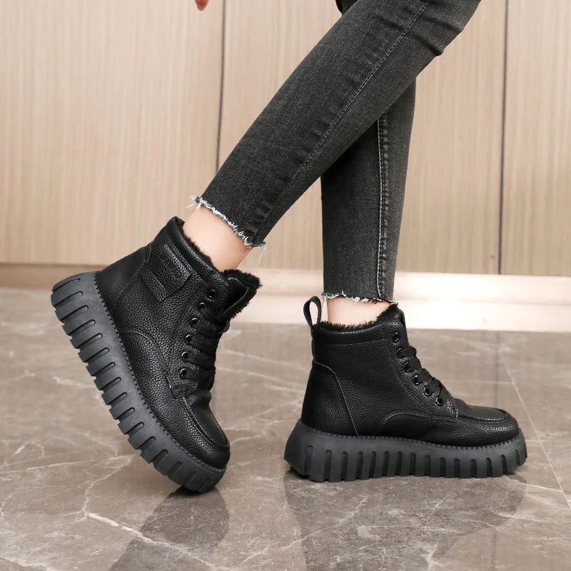 Damen Winterschuhe mit kuscheligem Innenfutter und robustem Profil Heidi Mode - Image 3