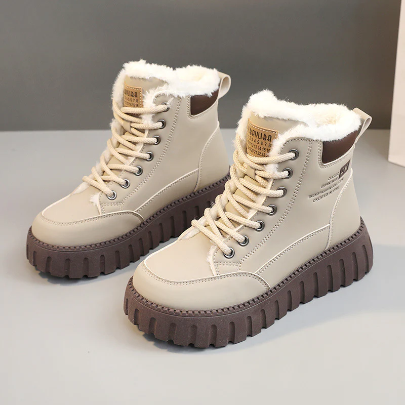 Damen Winterstiefel mit bequemem Fleece-Futter und rutschfester Sohle Heidi Mode - Image 7