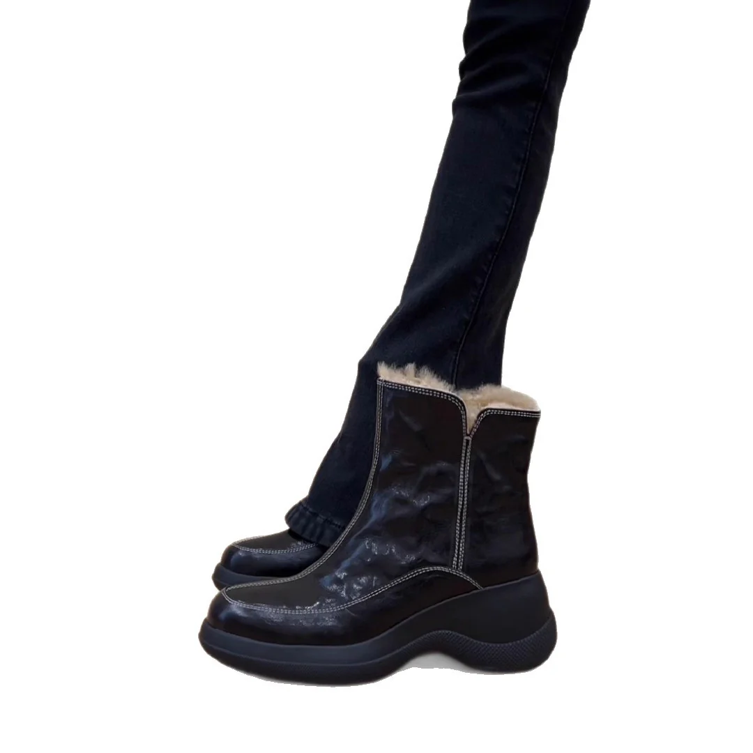 Damen Winterstiefel mit bequemem Innenfutter und rutschfester Sohle Heidi Mode - Image 5