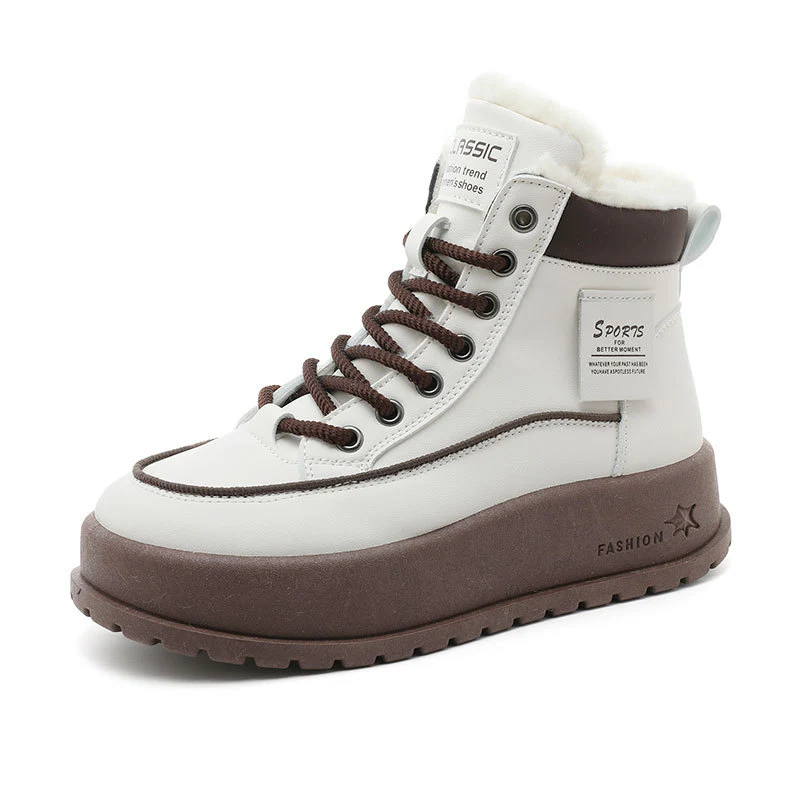 Damen Winterstiefel mit flauschigem Innenfutter und rutschfester Sohle Heidi Mode