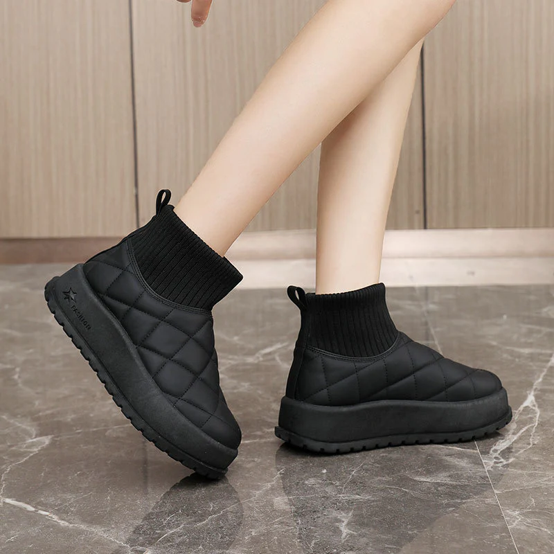 Damen Winterstiefel mit isolierendem Fleece-Innenfutter und rutschfester Sohle Heidi Mode - Image 3