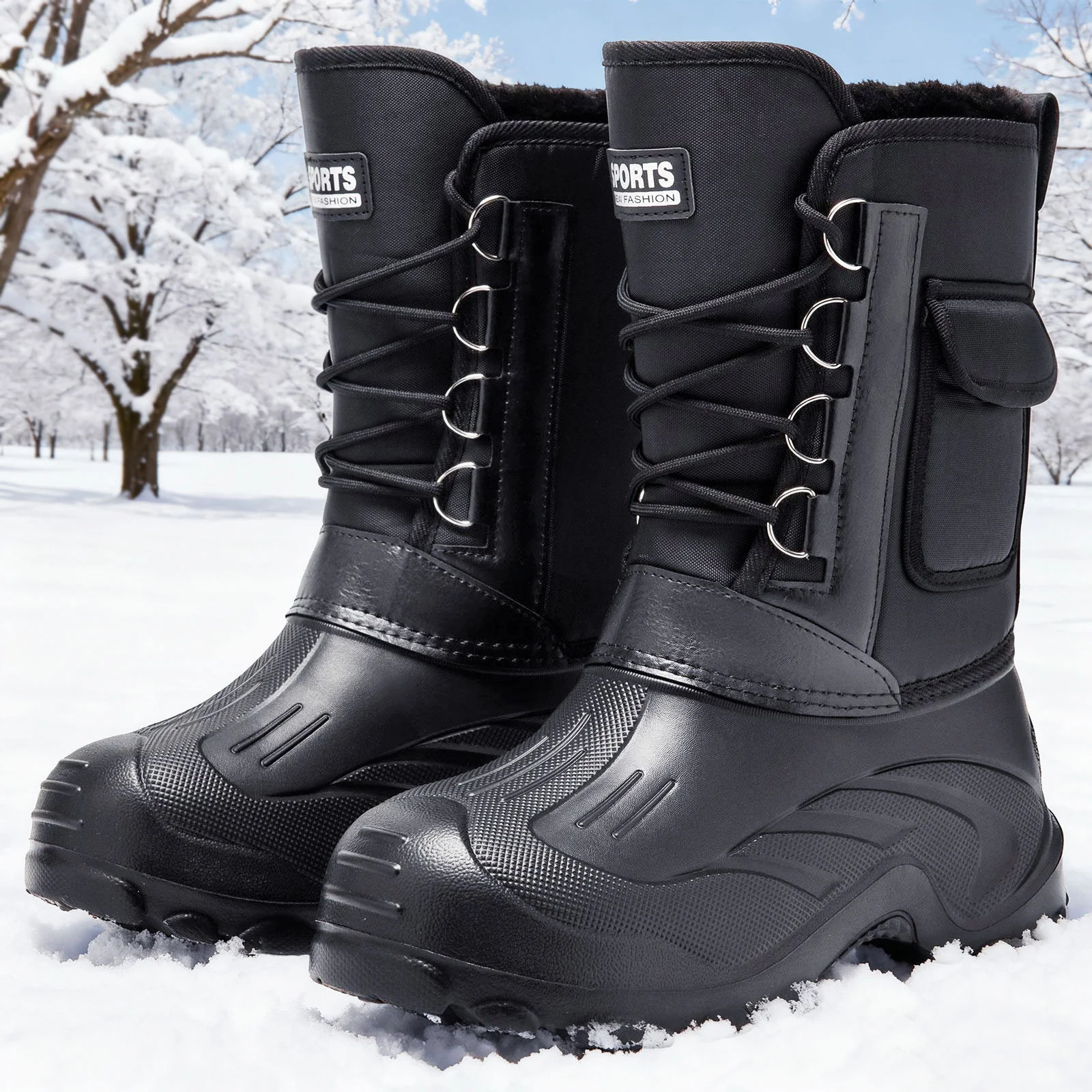 Damen Winterstiefel mit isolierendem Innenfutter und rutschfester Sohle Heidi Mode - Image 2