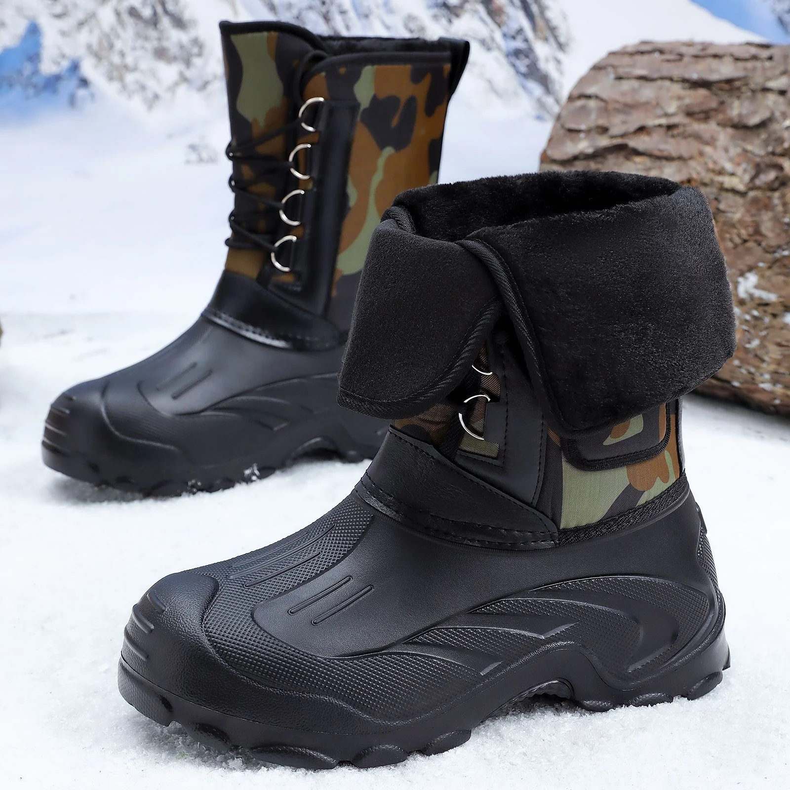 Damen Winterstiefel mit isolierendem Innenfutter und rutschfester Sohle Heidi Mode - Image 3