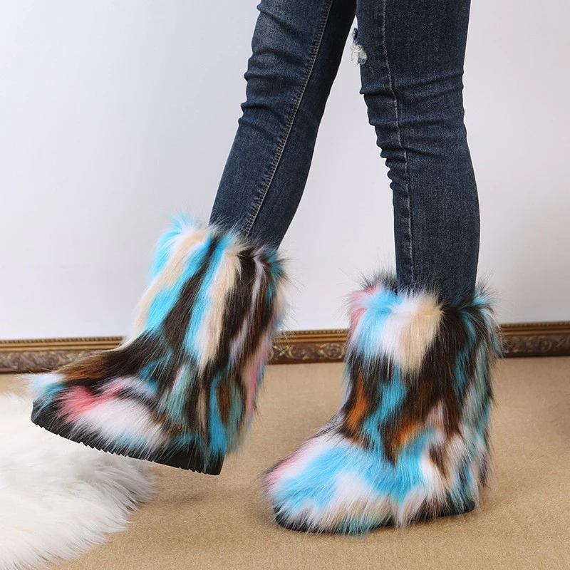 Damen Winterstiefel mit kuscheligem Kunstfell-Futter und rutschfester Sohle Heidi Mode - Image 11