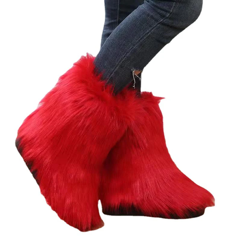 Damen Winterstiefel mit kuscheligem Kunstfell-Futter und rutschfester Sohle Heidi Mode - Image 5