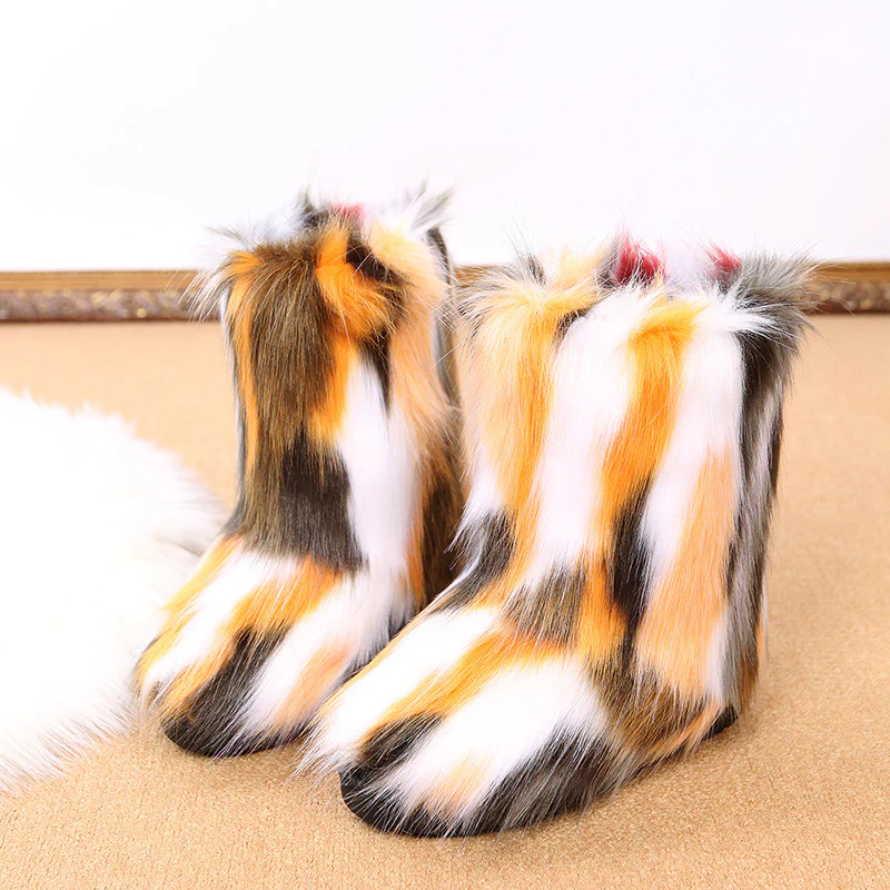 Damen Winterstiefel mit kuscheligem Kunstfell-Futter und rutschfester Sohle Heidi Mode - Image 7