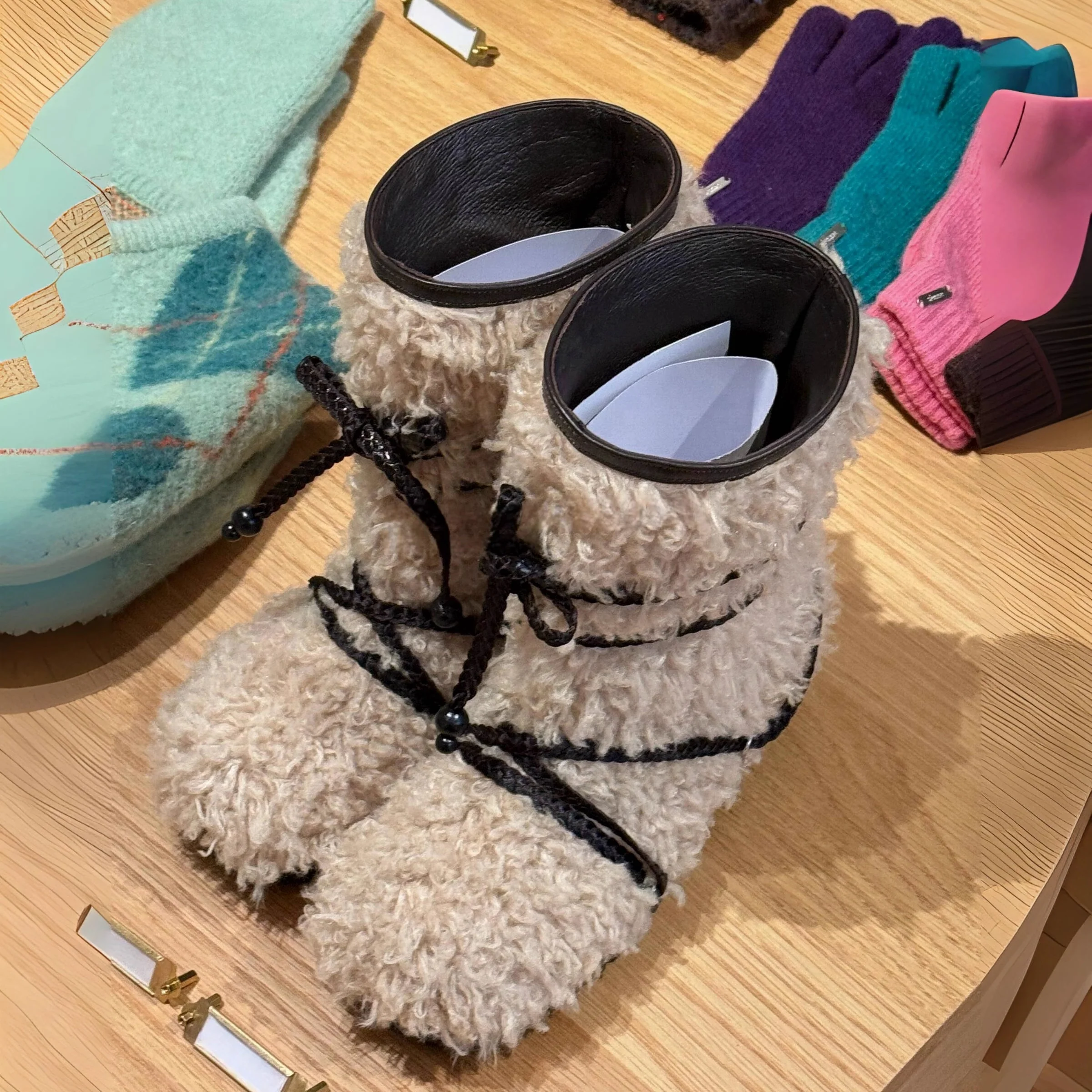 Damen Winterstiefel mit strapazierfähigem Obermaterial und kuscheligem Innenfutter Heidi Mode - Image 3