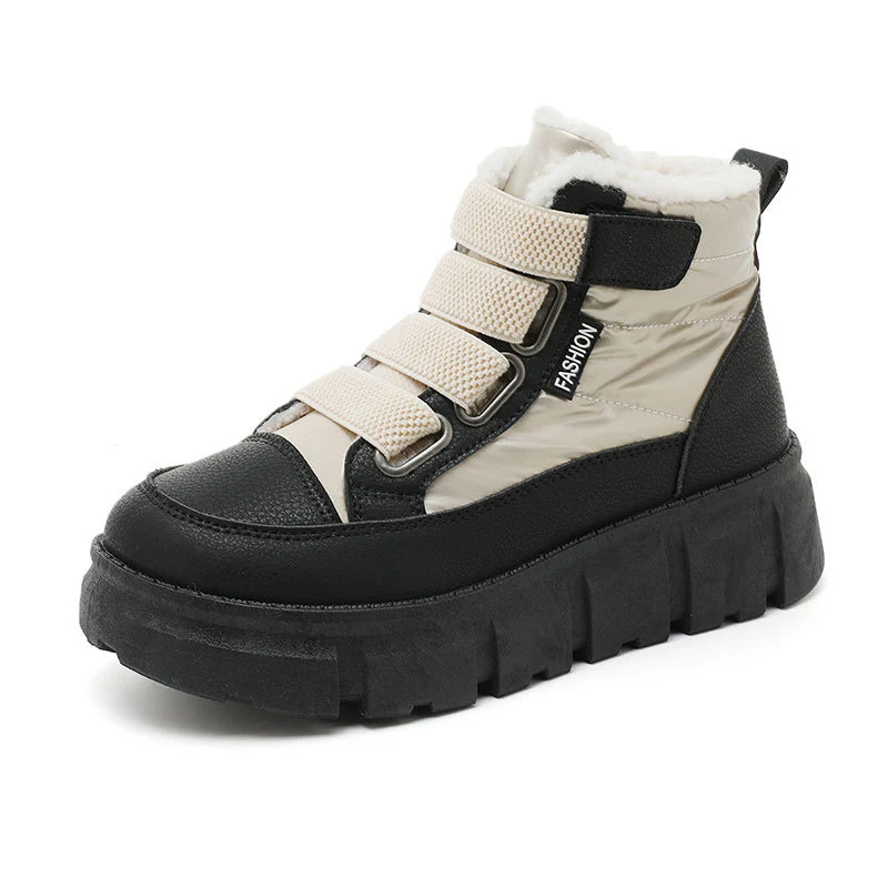 Damen Winterstiefel mit warmem Fleece-Futter und praktischen Klettverschlüssen Heidi Mode - Image 5