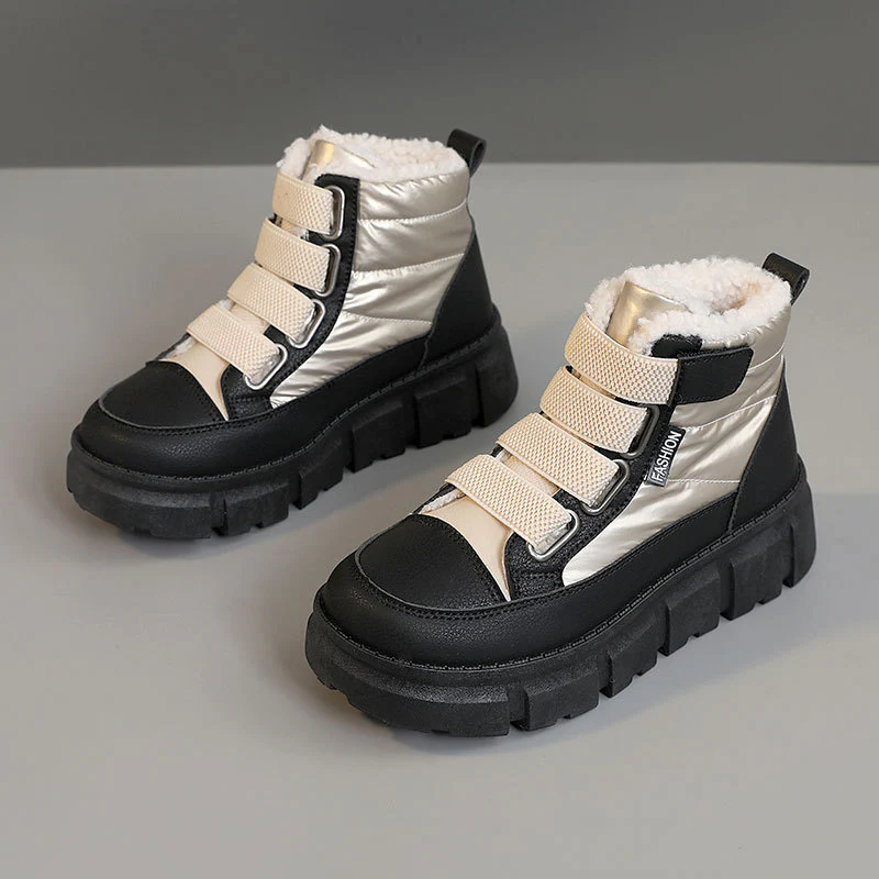 Damen Winterstiefel mit warmem Fleece-Futter und praktischen Klettverschlüssen Heidi Mode - Image 6