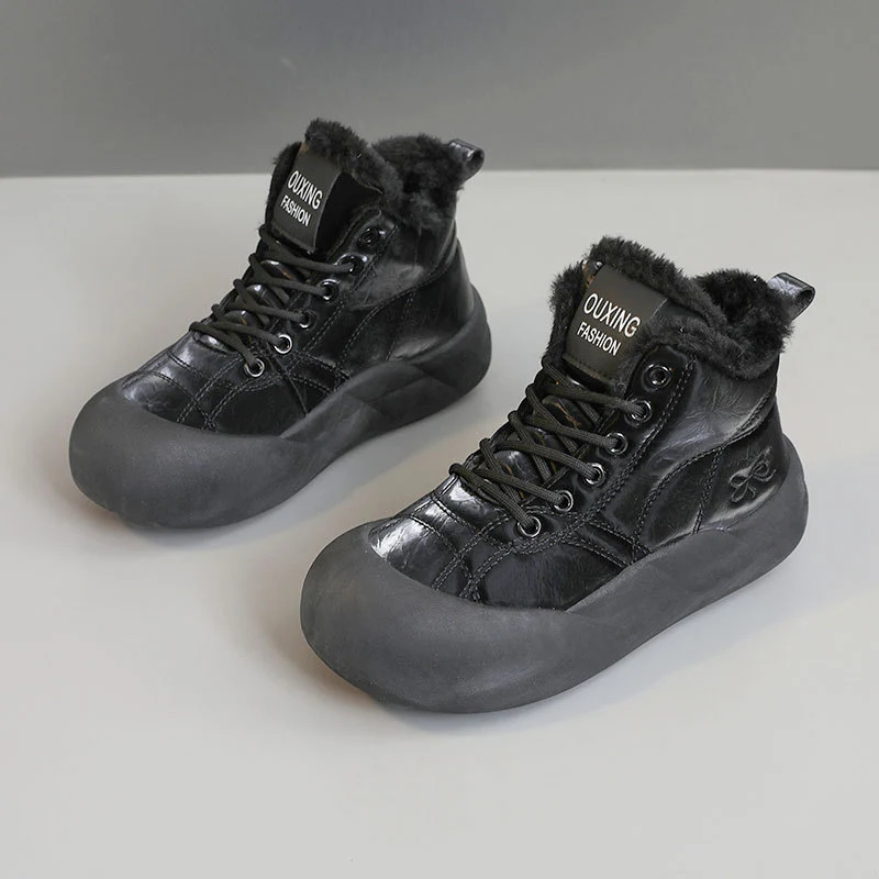 Damen Winterstiefel mit warmem Kunstfell und rutschfester Sohle Heidi Mode - Image 6