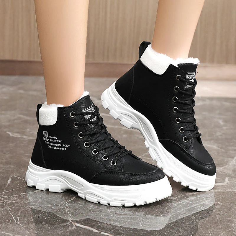 Damen Winterstiefel mit weichem Fleece-Futter und robustem Profil Heidi Mode - Image 3
