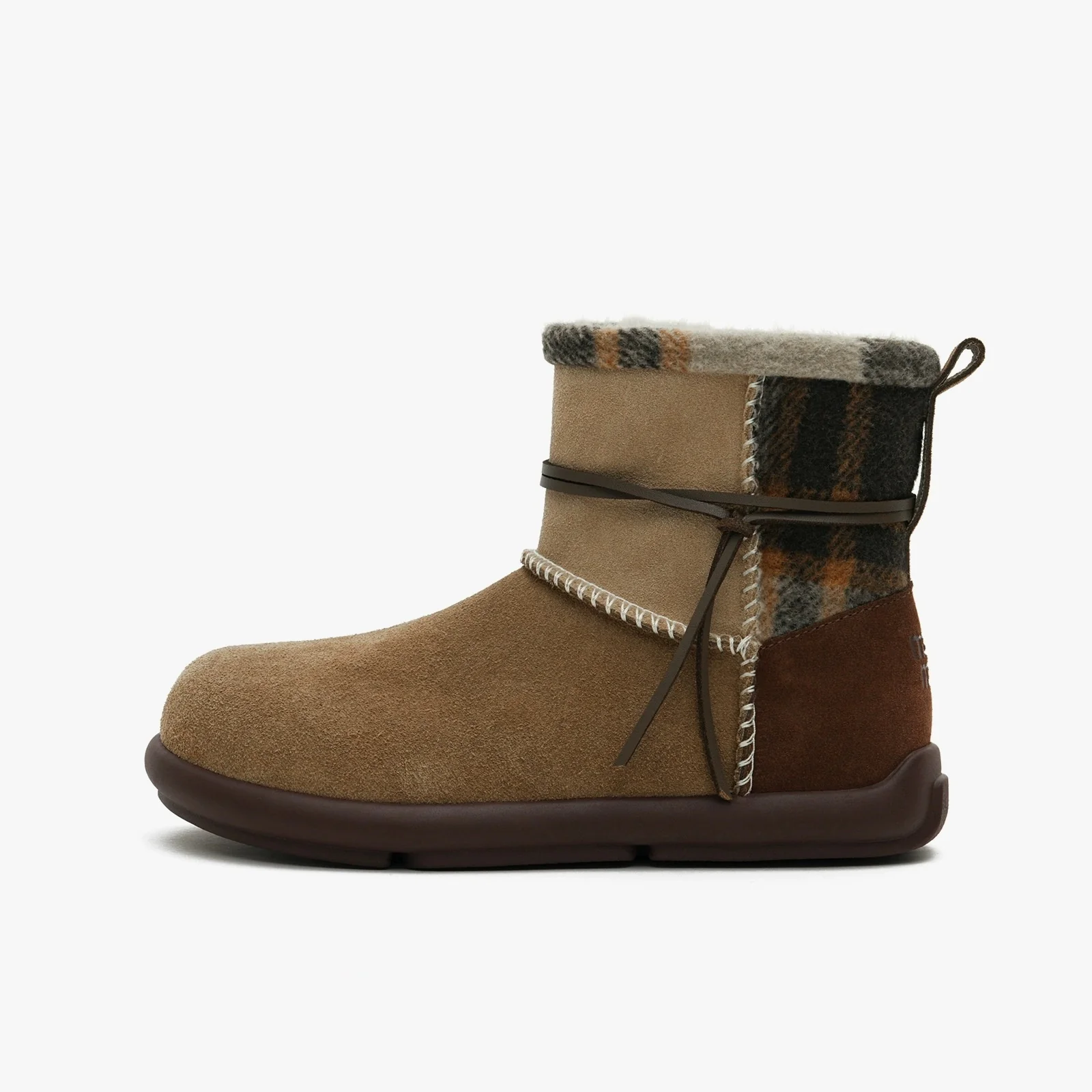 Damen Winterstiefel mit weichem Innenfutter und modischem Karo-Design Heidi Mode - Image 6