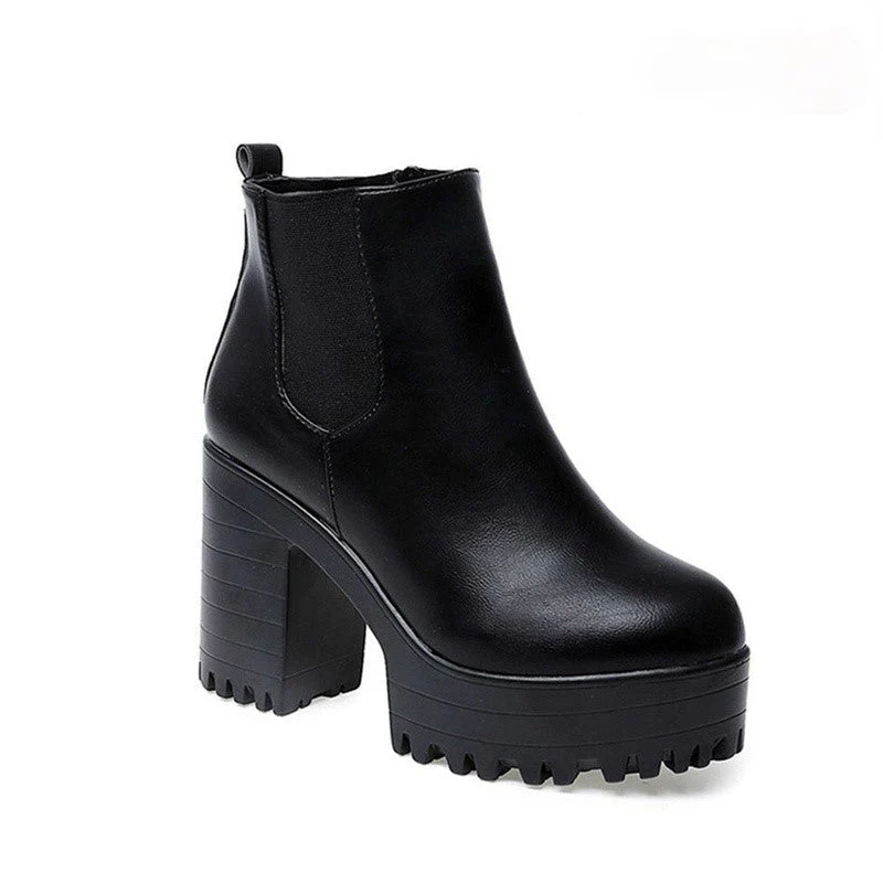 Eefje Stiefel | Stiefel mit robuster Plattform Heidi Mode - Image 3