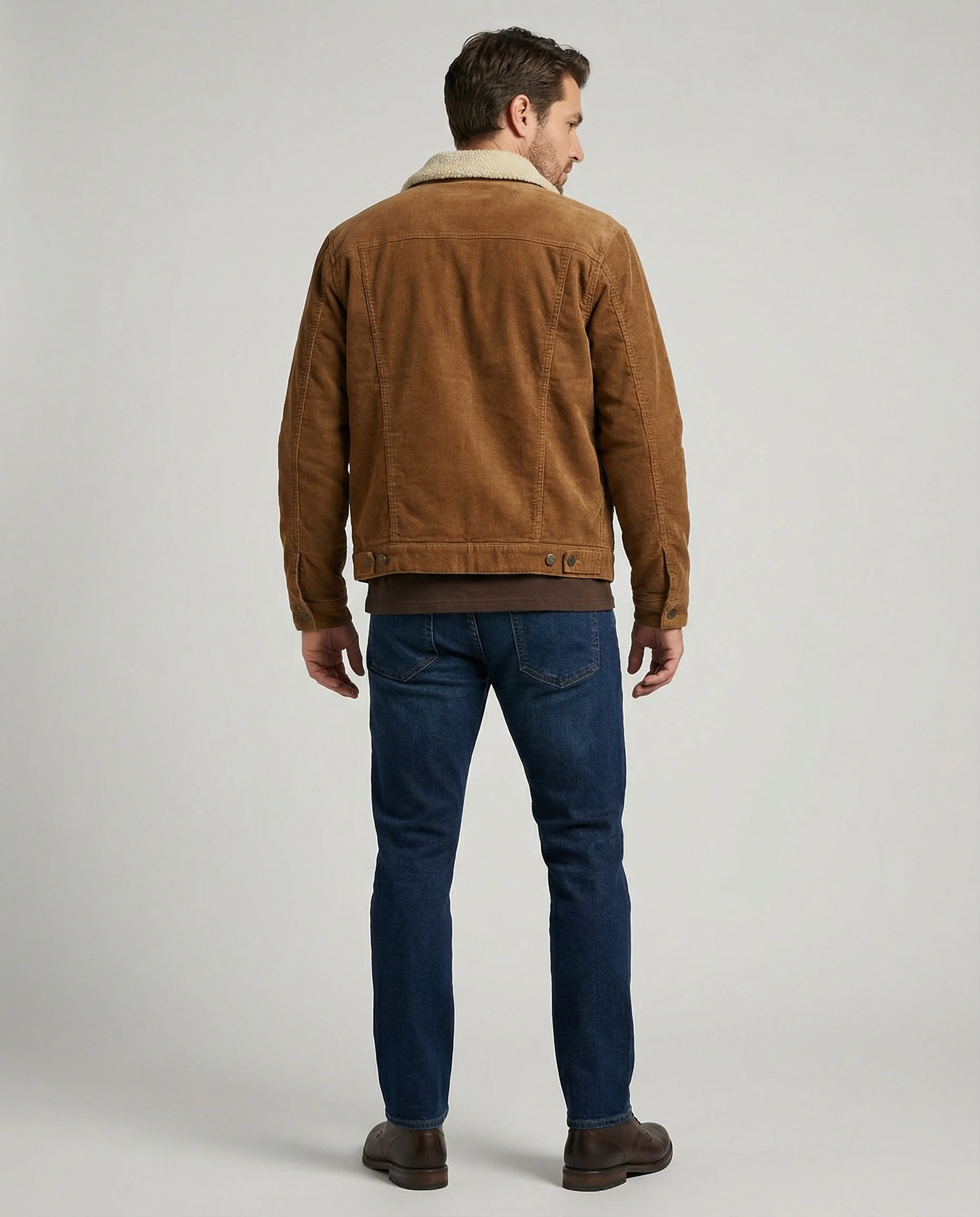 Elegante Cord Herrenjacke - Image 4