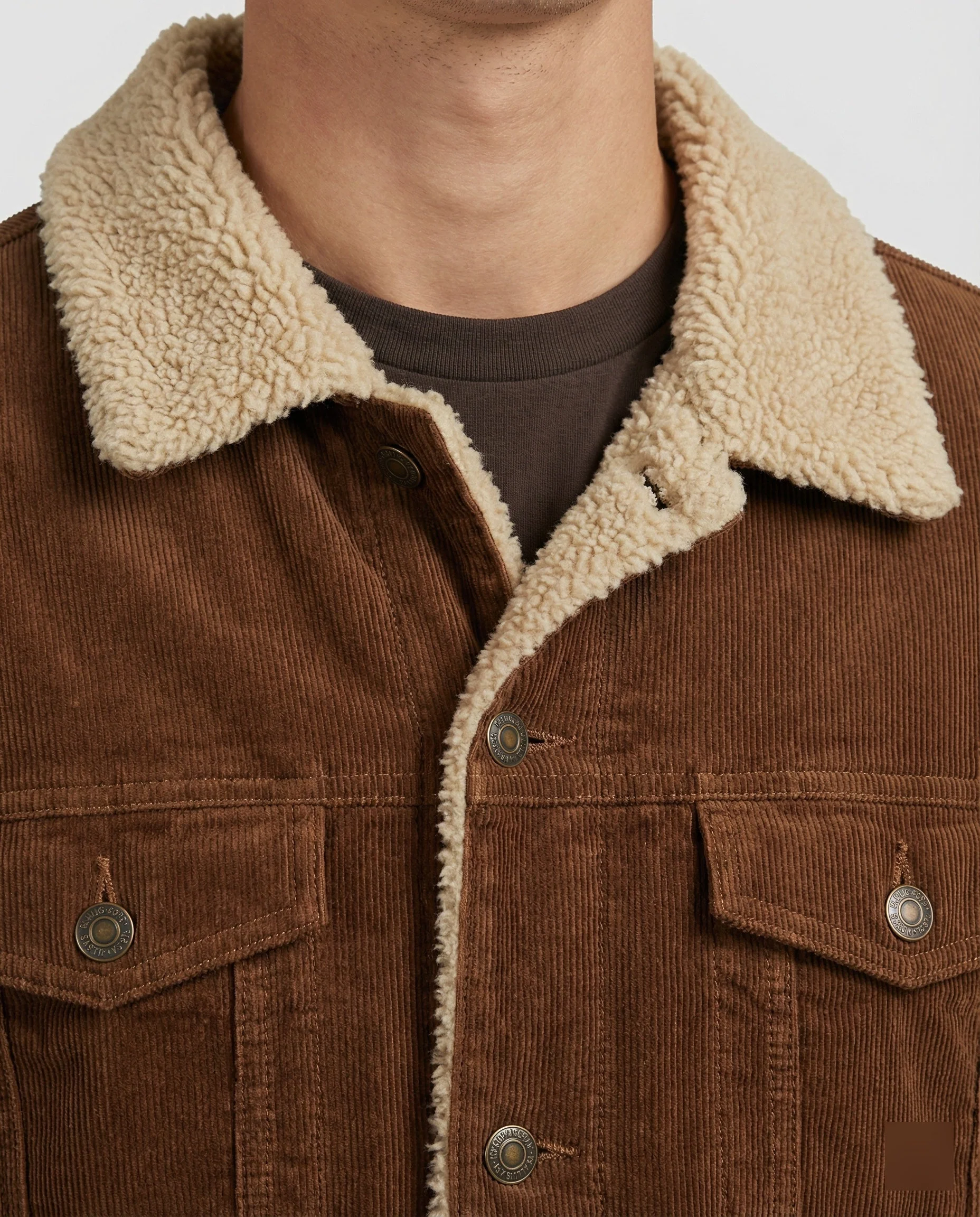 Elegante Cord Herrenjacke - Image 5
