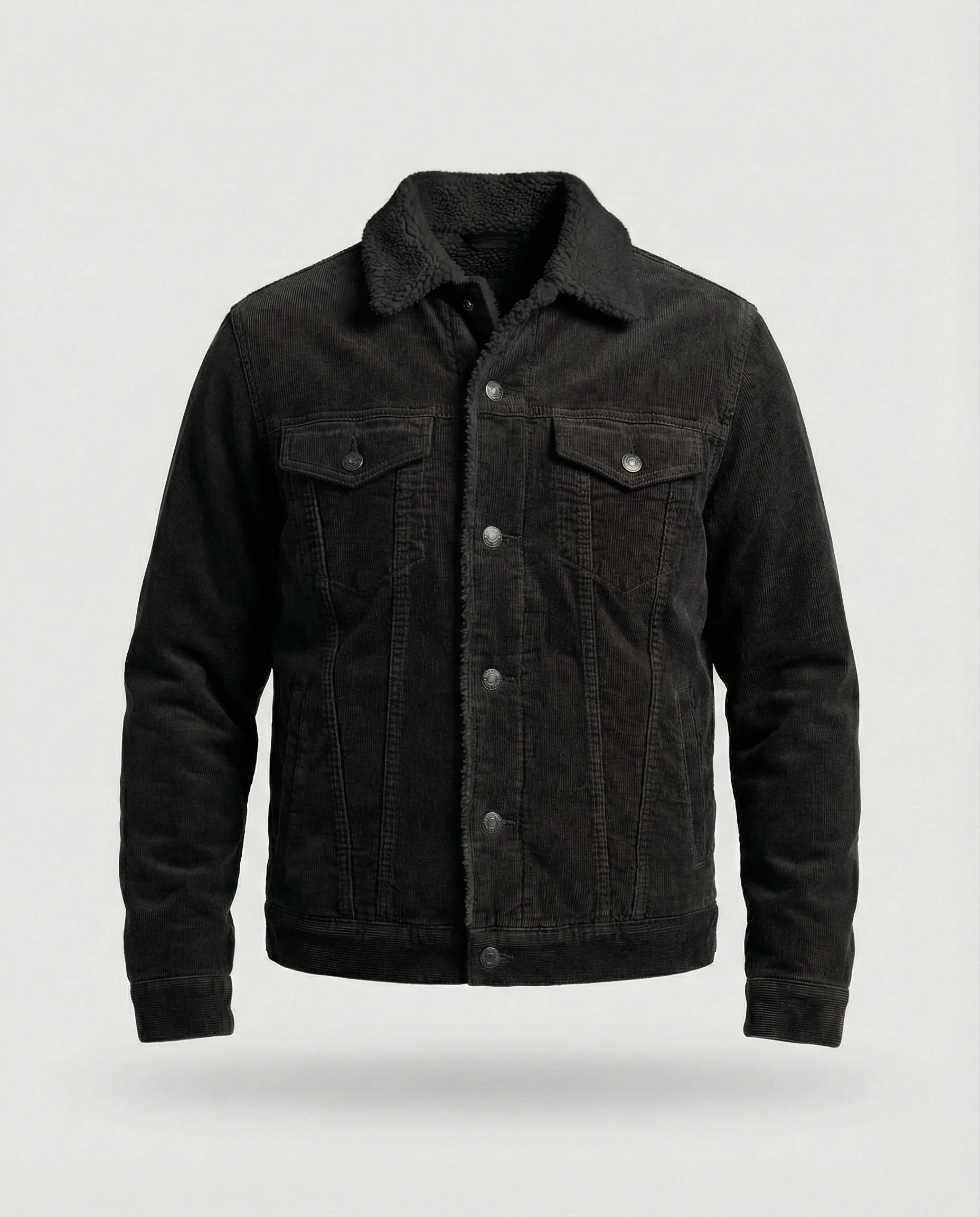 Elegante Cord Herrenjacke - Image 6