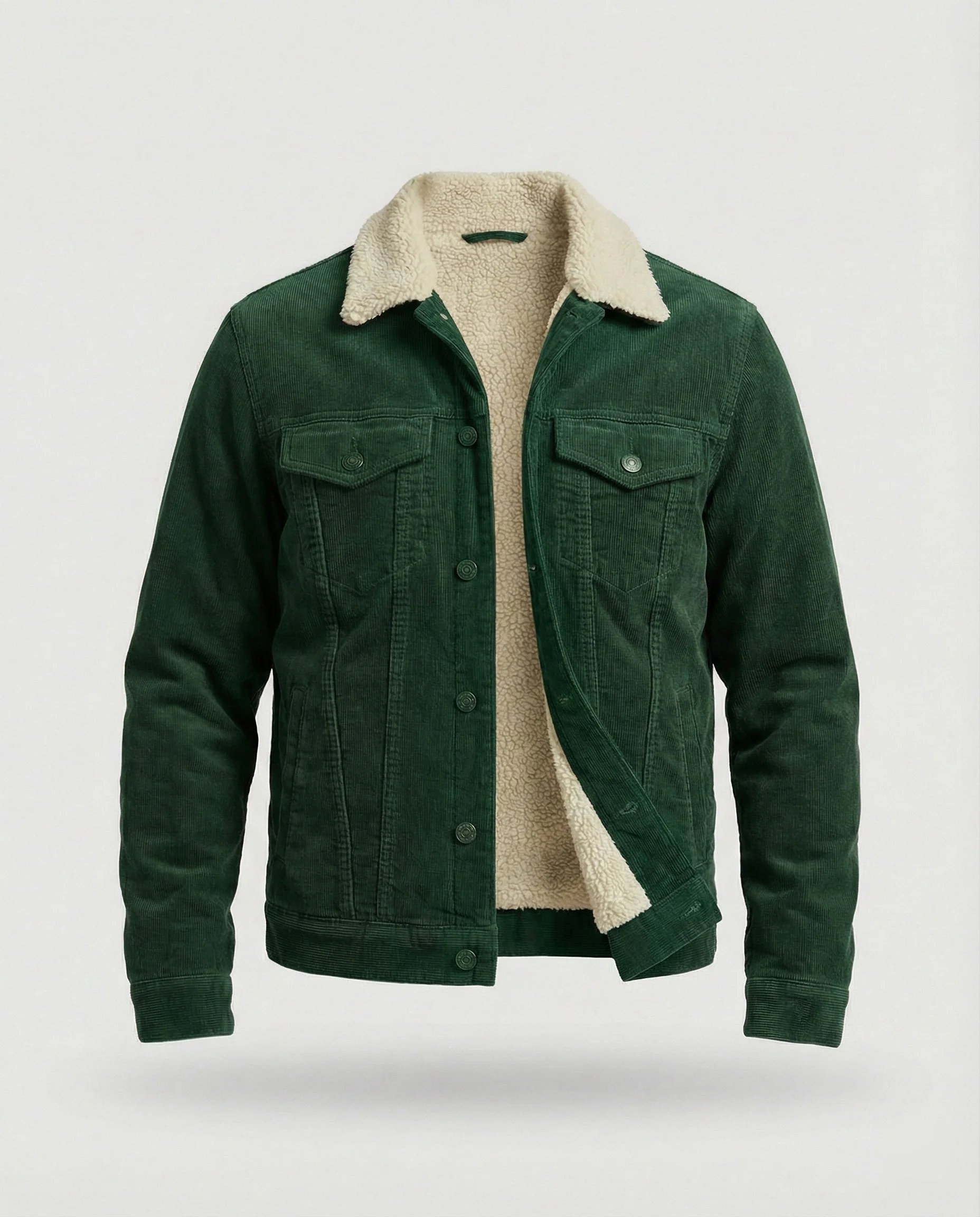 Elegante Cord Herrenjacke - Image 7