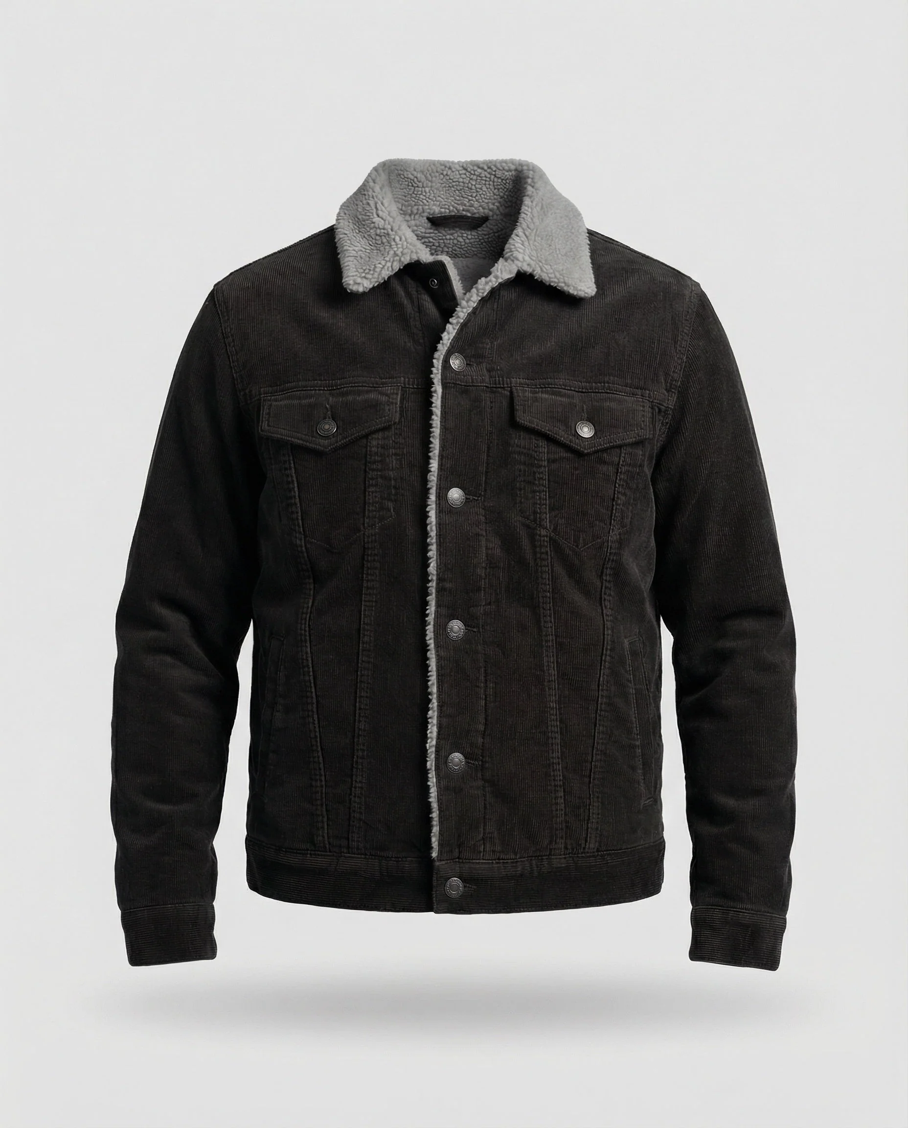 Elegante Cord Herrenjacke - Image 9