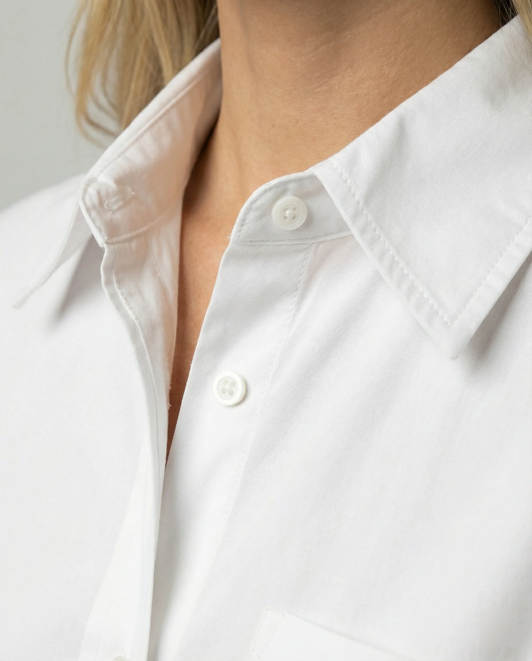 Elegante weiße Damen Bluse im schicken koreanischen Stil für Herbst - Image 2