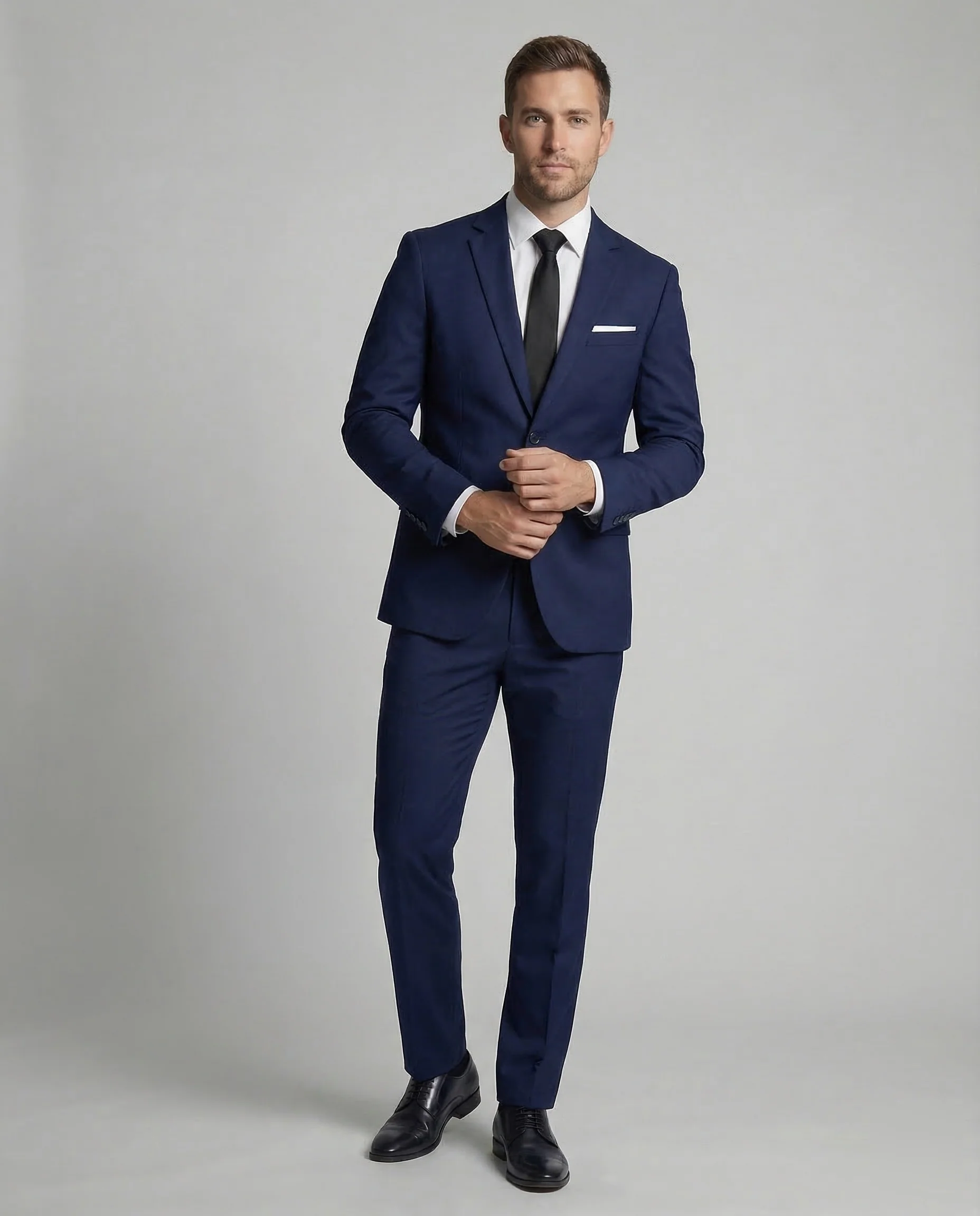 Eleganter Herrenanzug mit hohem Komfort für Business & formelle Anlässe | Heidi-Mode