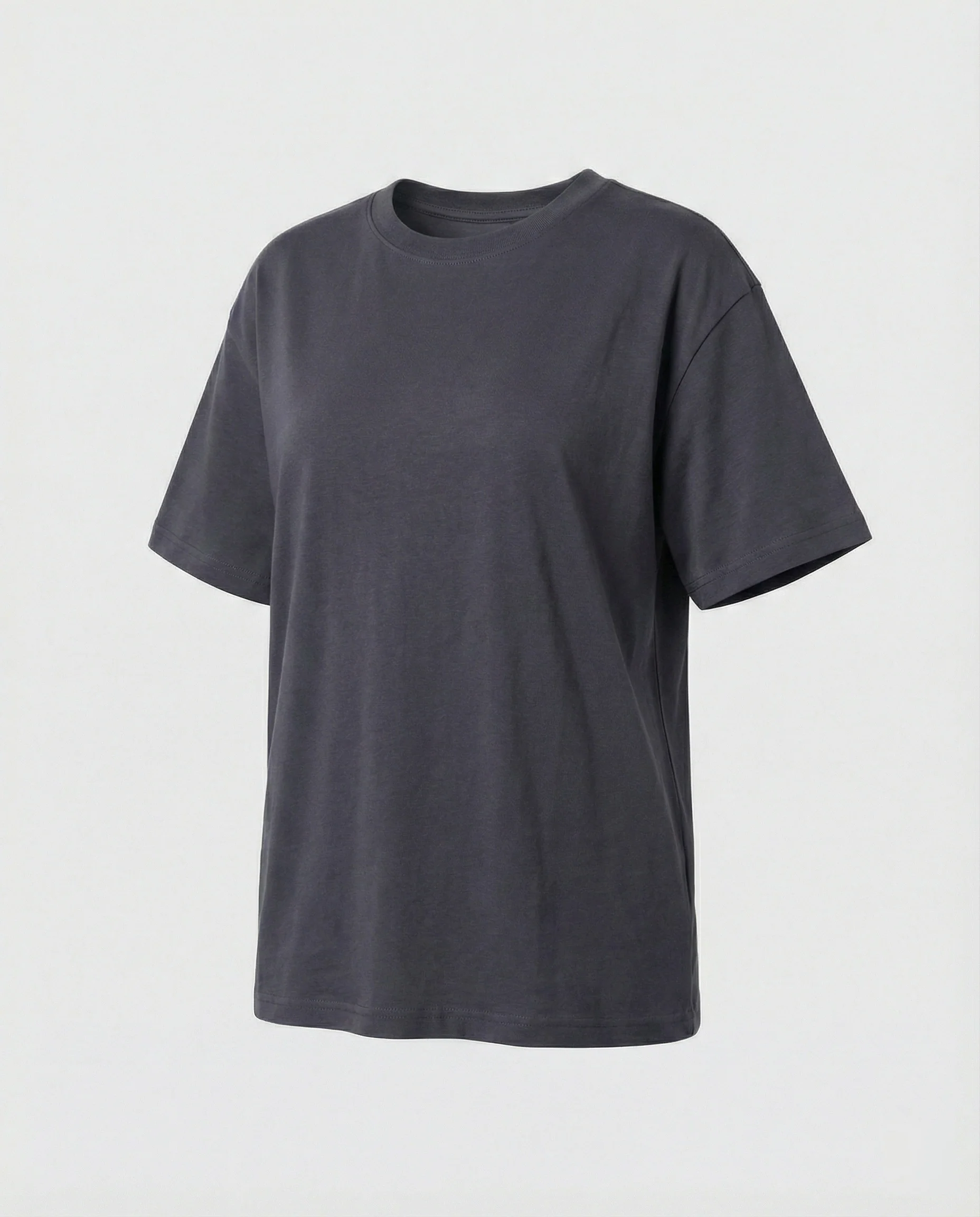 Elegantes Damen Seiden-T-Shirt Kurzarm Elastisch Rundhals Sommer Oberteil Weiß - Image 7