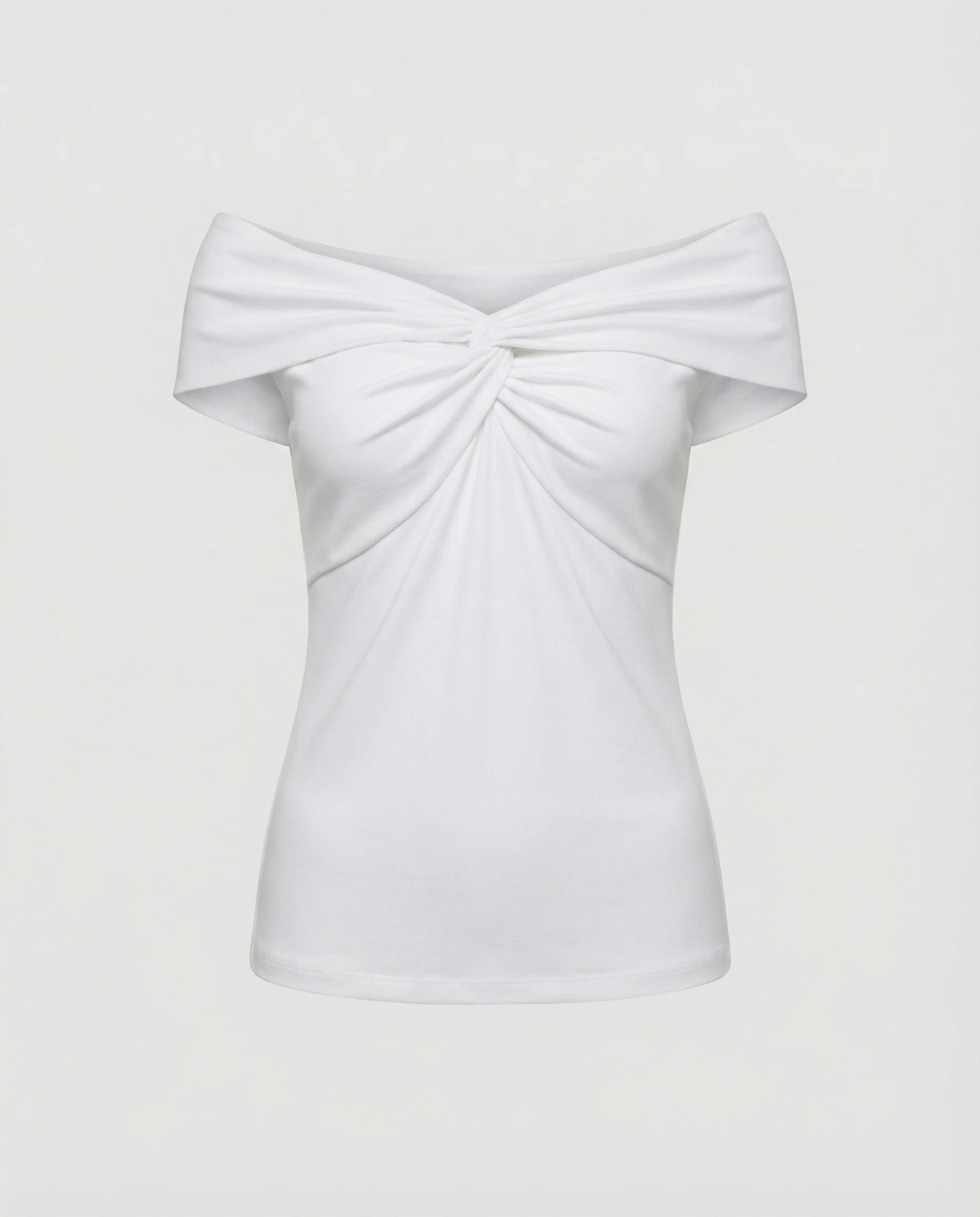Elegantes Damen T-Shirt mit Schleife Französischer Chic Kurzarm Oberteil - Image 7