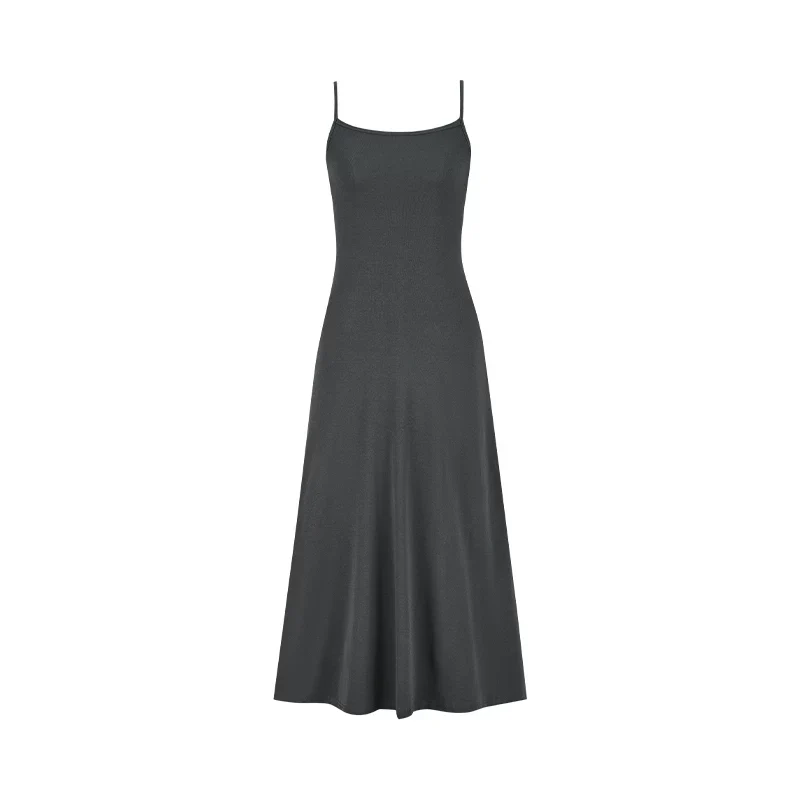 Elegantes Trägerkleid Slimming Baumwolle Maxikleid Damen Sommer - Image 9