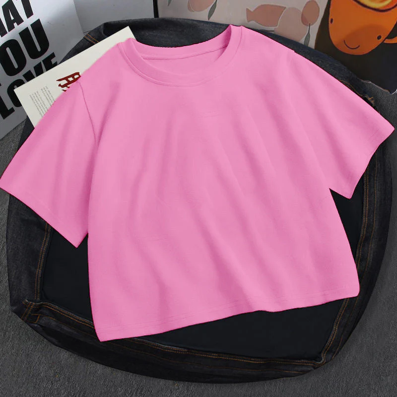 Damen Cropped Classic Fit T-Shirt Heidi-Mode - Image 10