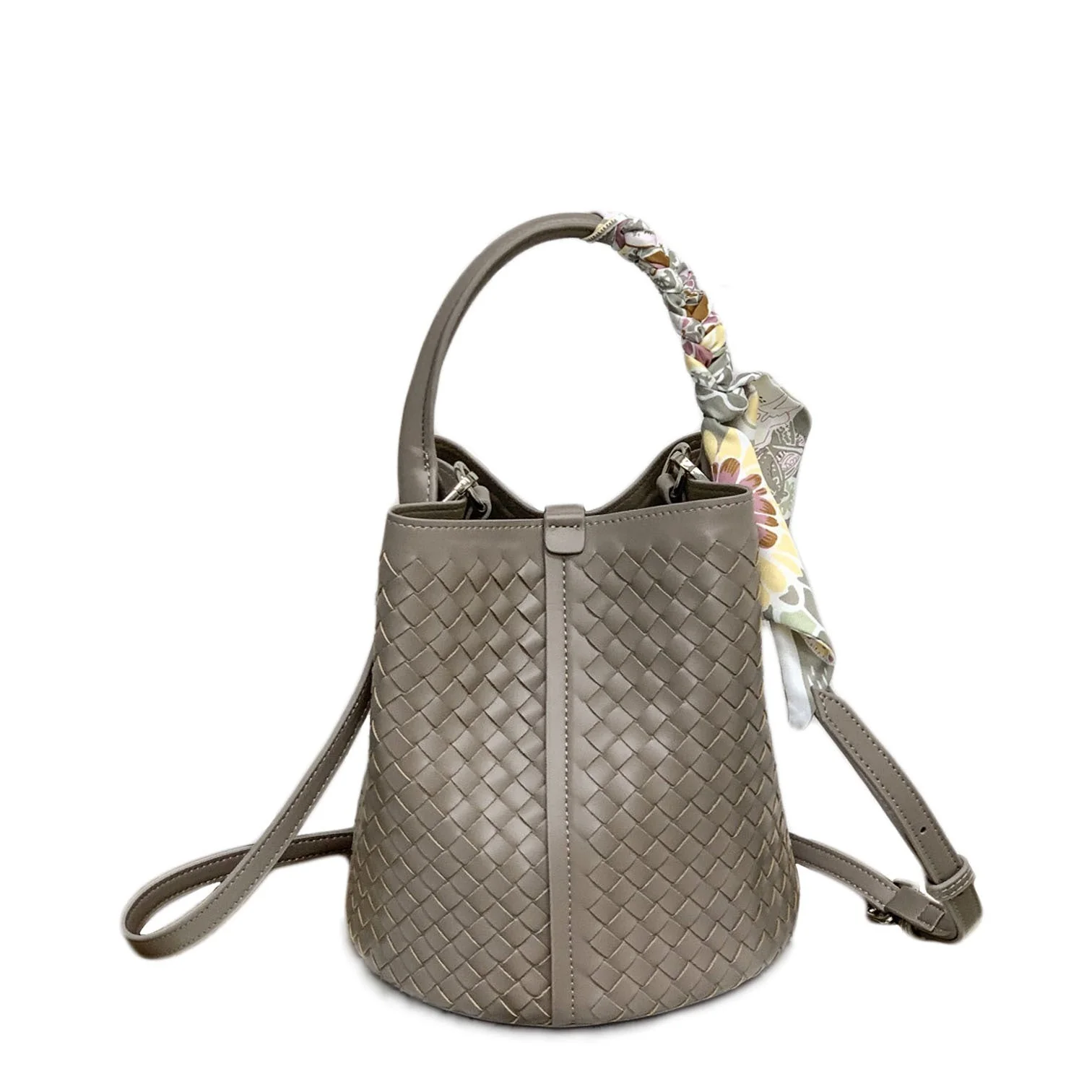 Frau Handgefertigte Geflochtene Bucket Bag Heidi-Mode - Image 6
