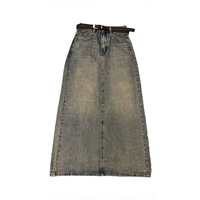 Damen Maxi Denim Rock Heidi-Mode - Image 5