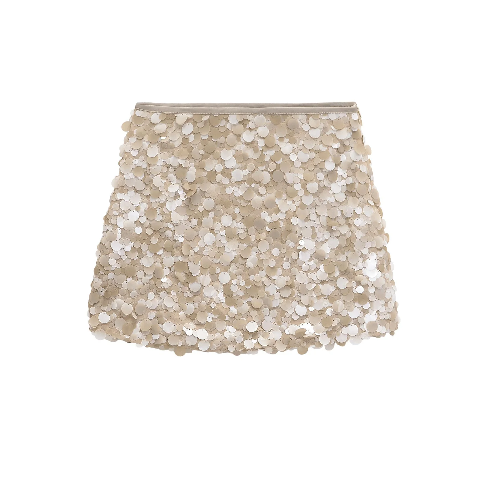 Damen Pailletten Minirock Heidi-Mode - Image 6
