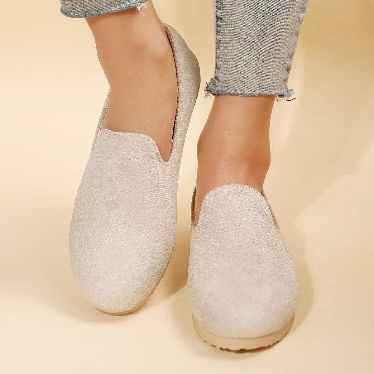 Damen Slip-On Freizeit Slipper mit Bequemer Fußbett Heidi-Mode - Image 6
