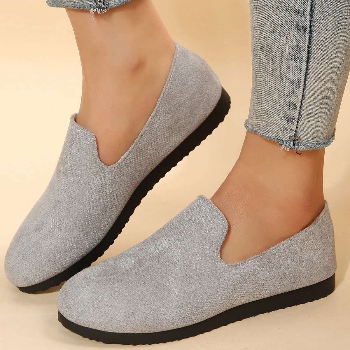 Damen Slip-On Freizeit Slipper mit Bequemer Fußbett Heidi-Mode - Image 7