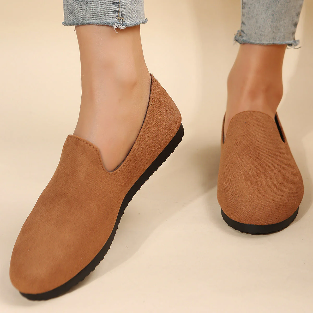 Damen Slip-On Freizeit Slipper mit Bequemer Fußbett Heidi-Mode - Image 8